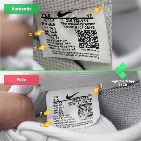 how can i tell if nike shoes are fake|check nike serial number.